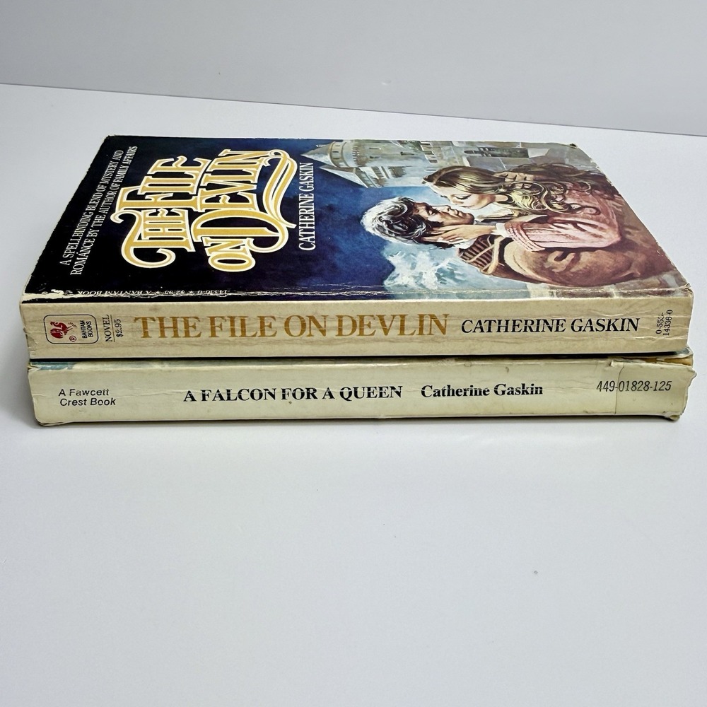 Catherine Gaskin Vintage Romantic Suspense 2 Paperback Lot Falcon Devlin 1st PB - Picture 5 of 15